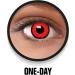 FXCONTACTS Red Volturi Vampire Halloween Contact Lenses - 2 Pieces (1 Pair) - No Prescription Needed - Buy Online on GoSupps.com