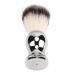 Handmade Shaving Brush with Silver Handle - Premium Anggrek Razor Brush for Salons & Home Use - Buy Online on GoSupps.com