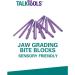 TalkTools Jaw Grading Bite Blocks Kit (Purple) - 2 Pack | Improve Oral Motor Skills - Buy Online on GoSupps.com