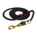 Magideal Faircase for horses with carabin hooks to guide training horses pets or sheep.Horse linen reins made of cotton braided 2m black