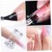 FRCOLOR 1 Set Nail set artificial false nails DIY manicure kit long fake nails Manicure Grinding Strip finger extension clip acrylic nail forms nail kits crystal clip white shaping plastic - Buy Online on GoSupps.com
