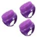COHEALI 3pcs Silicone Bath Brush Men's Tools Silicone Body Scrubber Men Portable Massager Supple Shower Brush Body Bathing Tool Exfoliating Tool for Body Take a Bath Toiletries Purple Man 9x8cmx3pcs