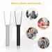 2Pcs Aucuu Mindful Breathing Necklaces for Stress & Anxiety Relief - Black & Silver | Meditation Jewelry for Men & Women - Buy Online on GoSupps.com