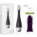 Eye Massager - 42 Ionic Heat & Vibration Tool for Dark Circles Puffiness & Essence Absorption - Black - Buy Online on GoSupps.com