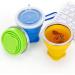 4 Pack Silicone Collapsible Travel Cup Set with Lid - Reusable Mug for Camping, Hiking & Travel - Buy Online on GoSupps.com