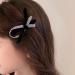 Aneneiceera Vintage Velvet Bow Hair Clip Black Suede Hair Barrette Clip Silver Bling Rhinestone Hairpin Headwear Cute Bowknot Headpieces Hair Accessories for Women and Girls - Buy Online on GoSupps.com