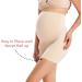 Gratlin Seamless Pregnancy Shapewear High Waist Shorts Mid-Thigh Underwear M Beige - Buy Online on GoSupps.com