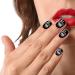 JERCLITY 100pcs 3D Silver Crown Nail Charms Studs Set with Clear Crystals - Manicure Jewelry for Women and Girls - Buy Online on GoSupps.com