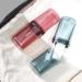 Travel Toothbrush Toothpaste Case with Cup - Portable Organizer for Business Trips & Daily Use (Blue/Pink) - 2pcs - Buy Online on GoSupps.com