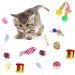 32Pcs Interactive Cat Toy Set: S-Tunnel, Feather Teaser, Fluffy Mouse, Crinkle Balls, Bell Play - Perfect for Cat, Puppy, Kitty, Kitten - Buy Online on GoSupps.com