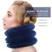 Inflatable Cervical Neck Traction Device - 3 Layers U Pillow for Neck Pain Relief & Shoulder Support - International Shipping Available - Buy Online on GoSupps.com