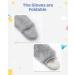 Vine Baby Hooded Fleece Romper Snowsuit - Grey, 3-6 Months | Infant Footed Jumpsuit Outfit - Buy Online on GoSupps.com