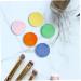 10 Pcs Grafting Eyelash Spacer Disk - Glass Glue Holder & Tray for Eyelash Extensions | 4.4x4.4cm - Buy Online on GoSupps.com