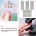 Lurrose Nail Stamp Plates - 5 Flower & Leaf Stencils for DIY Manicure Art | Perfect for Vacation & Festival | Tools for Women & Girls - Buy Online on GoSupps.com
