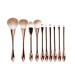 Makeup Brush Professional Makeup Brush Set Curved Brush Bar Non-irritating Synthetic Fiber Bristles Foundation Brushes