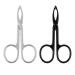 2 partial tweezers scissors scissors gimmick twice with flat pointed hair plaster straight lace scissor -shaped eyebrow tweezers for hairpin removering facial hair eyebrow care