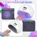 NAILGIRLS 150W UV LED Nail Lamp for Home Salon - Gel Polish Dryer with Timer Presets and Auto Sensor - White - Buy Online on GoSupps.com