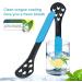 Rufuz Double-Sided Six-Hole Tongue Scraper | Reusable Mouth Cleaning Brush for Fresh Breath | International Shipping - Buy Online on GoSupps.com