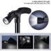 Folding Walking Cane with LED Light Anti-Slip Pivoting Quad Base Height Adjustable Walking Stick for Man/Woman Surprise Gift - Buy Online on GoSupps.com