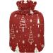 KCLDECI 2L Hot Water Bottle with Christmas Trees Cover - Pain Relief Foot Warmer & Hot/Cold Therapy - Buy Online on GoSupps.com