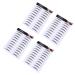 WOONEKY 4pcs Eyebrow Stickers Eyebrow Transfers Stickers 6d Hair Water Transfer Paper with Soy Ink Tool
