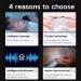 Buy Anti Snoring Devices - Upgraded Snore Stopper with Intelligent Massage | Lightweight & Convenient - Black - Buy Online on GoSupps.com