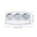 Lurrose Travel Container Set - 6 Empty Eyeshadow & Lipstick Palettes | 3-Grid Cosmetic Pallet for Concealer | Perfect for Makeup Artists & Travelers - Buy Online on GoSupps.com