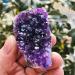 Natural Amethyst Cluster Quartz Crystal geode Specimen Suitable for Home HOMEZHOU (Size : 160-190g) - Buy Online on GoSupps.com