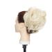Updo Hair Extensions - Bleach Blonde Ponytail Tie & Dutt Hair Node | 80g for Elegant Styles - Buy Online on GoSupps.com