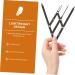 Mobestech 8 Pcs Second Generation Brow Shaping Kit Eyebrow Shaper Ruler Eyebrow Ruler Measuring Tool - Buy Online on GoSupps.com