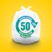 Glad White Garbage Bags - Small 25 Litres - Made using 50% Recycled Plastic 44 Trash Bags - Buy Online on GoSupps.com