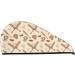 Hand Drawn Baseball Microfiber Hair Towel - Soft Super Absorbent Quick Dry Hair Wrap for Women with Long Curly & Thick Hair - Buy Online on GoSupps.com