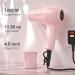 Foldable Travel Hair Dryer Mini - 1200W Dual Voltage Compact Pink Blow Dryer for Easy Carry & Acrylic Paint Pouring - Buy Online on GoSupps.com