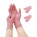 AovYoo 2 Pairs Fingerless Arthritis Compression Gloves Raynauds Gloves Rheumatoid Osteoarthritis Wrist Supports -Hand Pain Relief (S Pink) S Pink