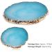 Fictory Natural Resin Stone Nail Art Palette - Blue Gel Polishing Holder & Display Plate for Professional Nail Art - Buy Online on GoSupps.com