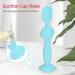 Baby Diaper Cream Spatula - Soft Silicone Brush with Suction Base (Blue) - Buy Online on GoSupps.com