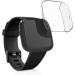 kwmobile Fitbit Versa 2 Case Set - 2 Pack Smart Watch/Fitness Tracker Covers, Black/Transparent - Buy Online on GoSupps.com