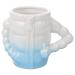 Baluue ceramic razor shell Razor-soap peel down jacket shape funny shaving cup shaving cup of shaving cup hairdresser accessories for wet shaving set