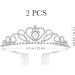 FRCOLOR Crystal Crowns and Tiaras 2 Pack - Elegant Princess Tiara Set for Birthdays, Weddings, and Proms - Buy Online on GoSupps.com