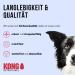 High-Quality 5m Roll-Out Dog Leash for Large Dogs up to 50kg | Comfortable Soft Handle & Reflective Belt | Durable Blue with Break & Lock System - Buy Online on GoSupps.com