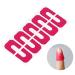 10pcs Peel Off Nail Polish Protectors | U-Shaped Spill-Proof Stickers for Nail Art (Pink) - Shop Internationally! - Buy Online on GoSupps.com