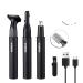 Ear and Nose Hair Trimmer 2024 Painless Eyebrow and Nose Hair Trimmer (Men's and Women's) Rechargeable Trimmer Dual-Edged Blades for Easy Cleaning Travel Size