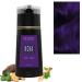 2024 Instant Dye Shampoo Dye Shampoo Quick Easy And Safe Hair Coloring Solution Instant Dye Shampoo For Men Women (Purple)