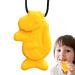Wandable Necklace - Creative Silicone Dinosaur Bite Chain | Sensory Oral Chewing Toy for Kids - Youding Yellow - Buy Online on GoSupps.com