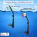 WACOOL Adults Snorkeling Scuba Diving Package Set with Full Foot Fins and Anti-Fog Glass - Black Medium - Buy Online on GoSupps.com
