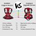 Winhyepet True Love No-Pull Dog Harness & Reflective Pet Dishes - Adjustable Soft Vest for Small & Medium Dogs - TLH56512 m Red - Buy Online on GoSupps.com