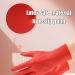 KKRAUS 3 Pairs Cleaning Gloves Non-Slip Durable Rubber Gloves Cleaning Reuseable Household Gloves for Kitchen Cleaning Washing Dish Gloves (Color : Red Size : Large) Large Red - Buy Online on GoSupps.com