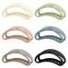 6 Pack Hair Clips Extra Large Hair Claw Clips 4.9 Inch Jumbo Half Round Claw Clips for Thick Hair Hair Claw Clips for Women Girls Matte Hair Clips for Thin Hair Strong Hold Hair Claws Nonslip Jaw Clips for Hair