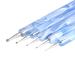 759SHOP 5pcs Blue 2 Way Double Ended Nail Art Manicure Pedicure Dot Paint Dotting Painting Marbleizing Pen Tool by 759SHOP