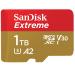 SanDisk 1TB Extreme microSDXC UHS-I Memory Card with Adapter - Up to 160MB/s, C10, U3, V30, 4K, A2, Micro SD - SDSQXA1-1T00-GN6MA Card Only 1TB